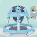 🍼🐸 Frog Baby Walker Anti-O-Leg Multifunctional Anti-Rollover with Music | 6-12 Months | Silent Wheels Option