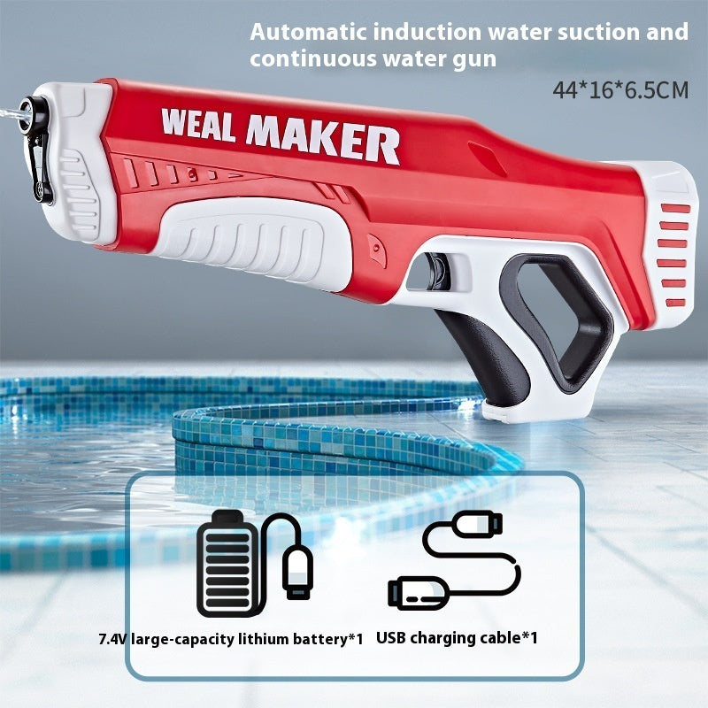 🦖💦 Dinosaur Electric Water Gun – Automatic Water-Absorbing Waterproof Water Blaster Toy for Kids & Outdoor Play