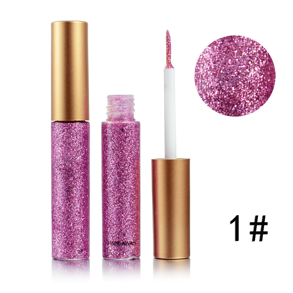 Stage Nightclub Glitter Liquid Eyeshadow – Waterproof Shiny Sequins Eye Makeup ✨