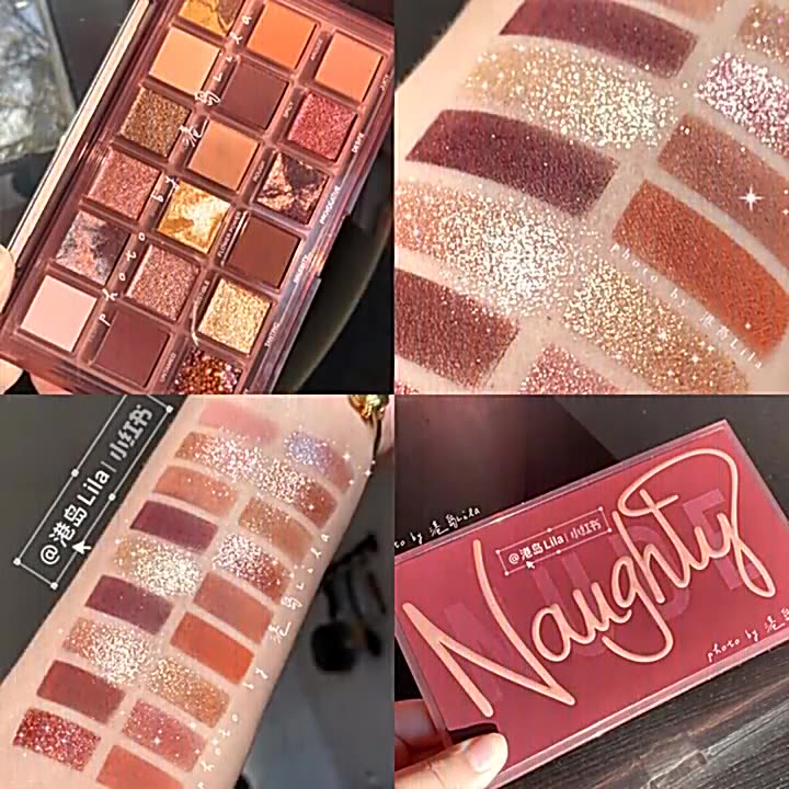 18 Color Matte & Pearlescent Eyeshadow Palette – Lazy Makeup All-in-One Eye Kit ✨