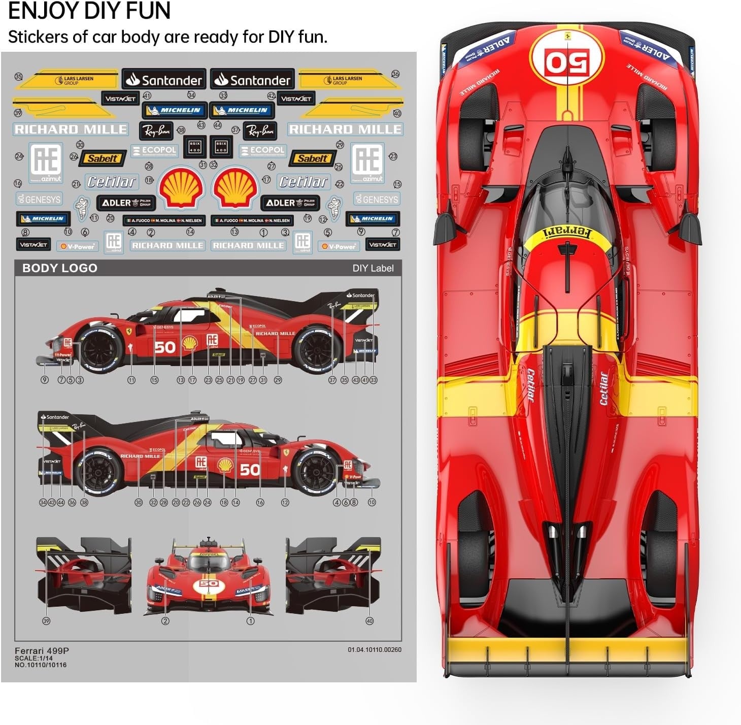 1:14 RC Ferrari 499P Le Mans Hypercar – High Speed Remote Control Racing Car 🏎️🔥✨