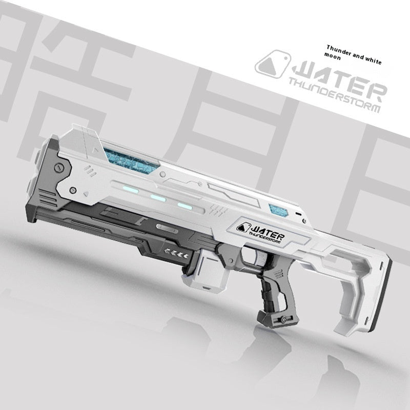 💦⚡ Automatic Water Feeding Pulse Electric Water Gun – High-Power Rechargeable Water Blaster Toy for Outdoor Fun