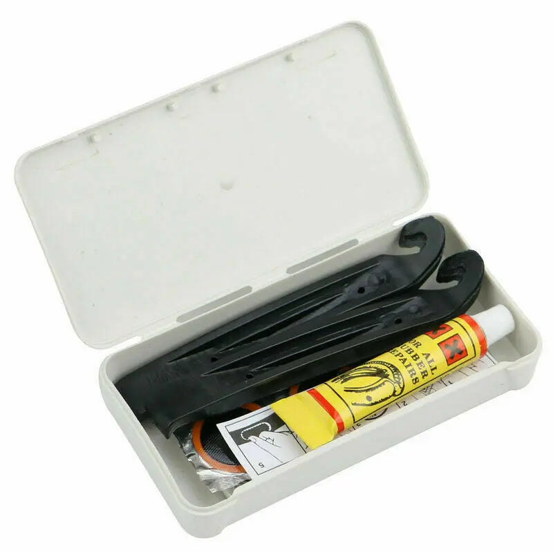 Bike Patch Kit Bicycle Tire Repair Inner Tube Fix Puncture Glue Patches Tool Set g8central.com