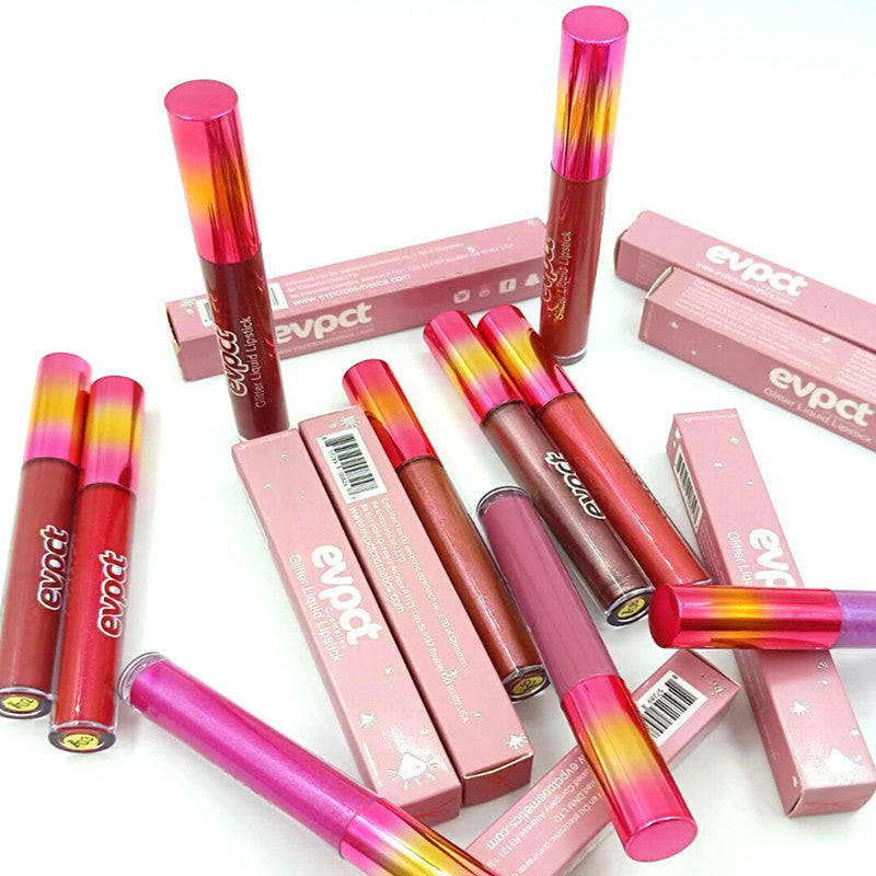 Metallic Lip Gloss Lipstick – Shiny Mirror Metallic Lip Color 💄✨