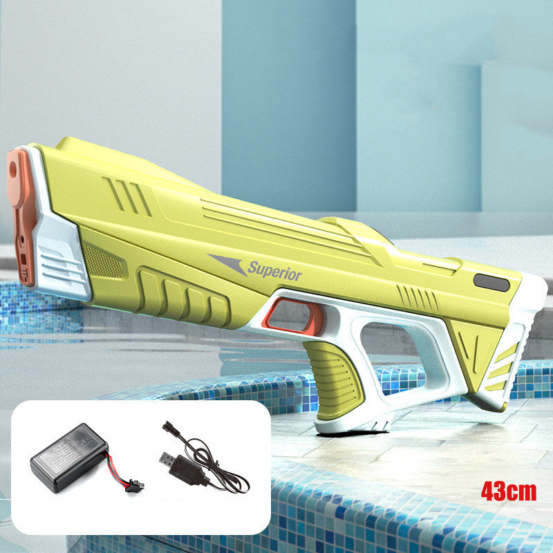 💦⚡ Full Automatic Electric Water Gun – High-Tech Induction Water-Absorbing Blaster for Summer Beach & Outdoor Water Fights