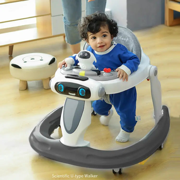 Scientific U-Type Baby Walker – Anti-Rollover Multifunctional Infant Learning Walker with Anti-O-Leg Support g8central.com