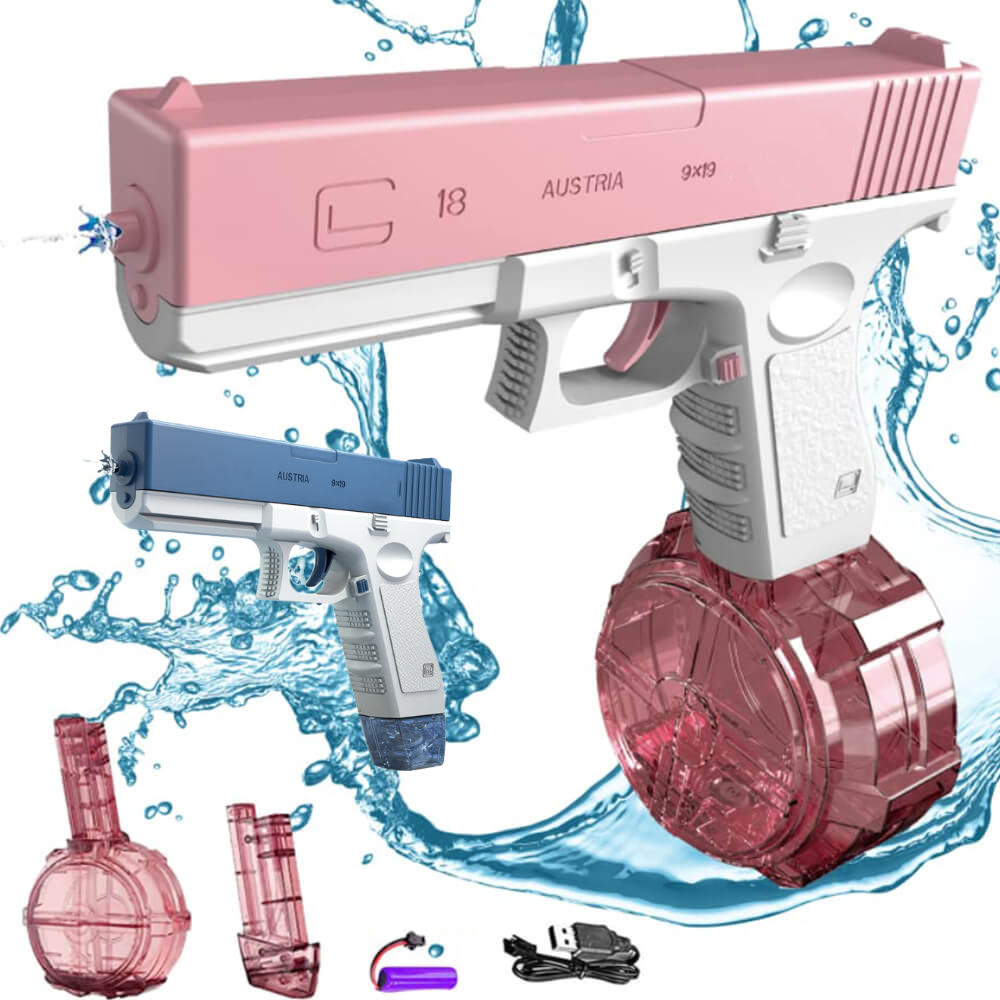 2023 Glock Electric Water Toy Gun Spray Blaster Pistol Airsoft Summer Toys Swimming Pool Game Weapon Pistola For Kids