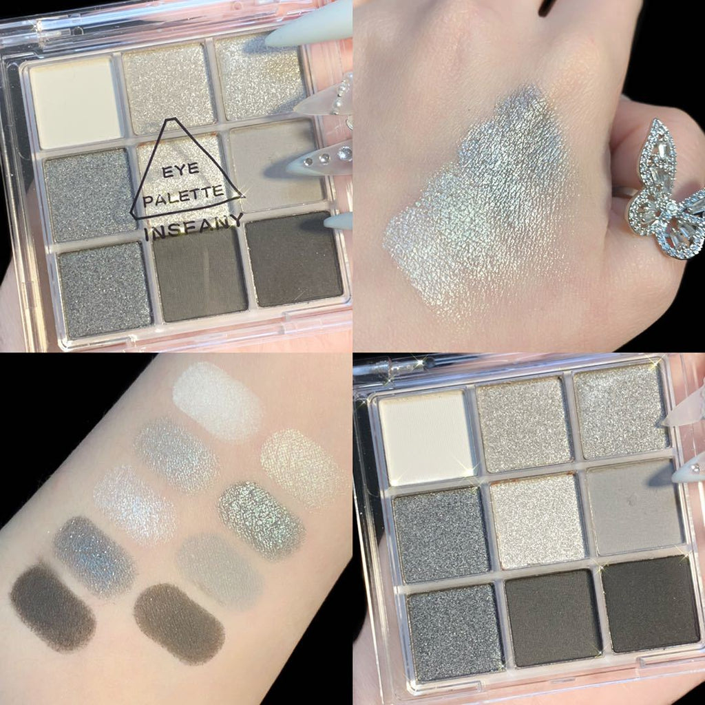 Smoky Makeup 9 Color Eyeshadow Palette – Blendable Smokey Eye Collection ✨