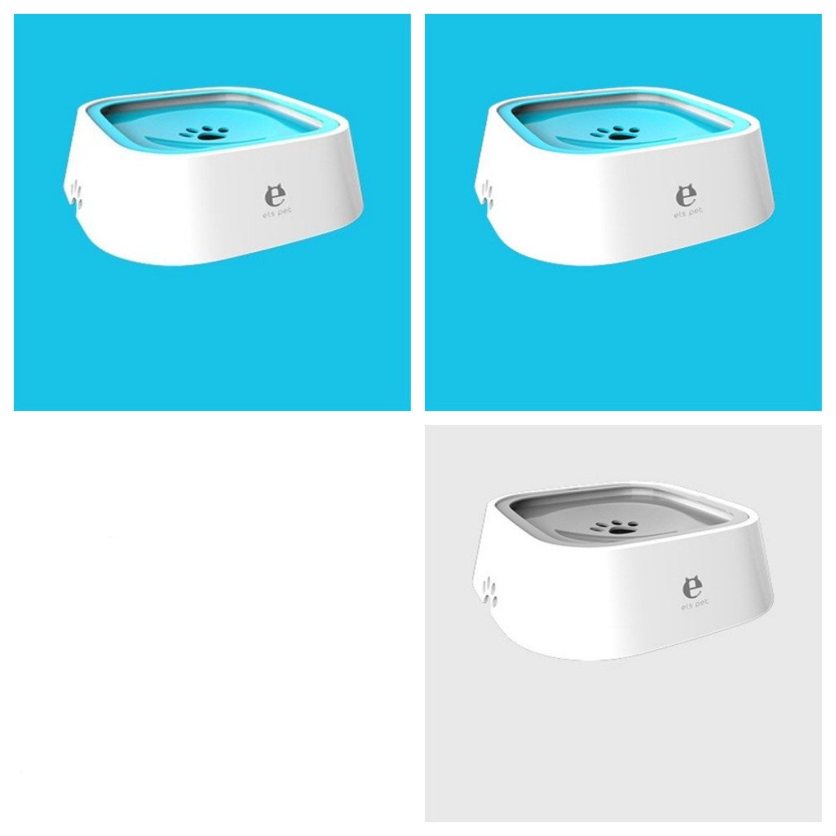 1.58 qt. Cat Dog Water Bowl Carried Floating Bowl Anti-Overflow Slow Water Feeder Dispenser Pet Fountain ABS&PP Dog Supplies