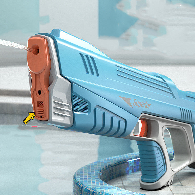 💦⚡ Full Automatic Electric Water Gun – High-Tech Induction Water-Absorbing Blaster for Summer Beach & Outdoor Water Fights