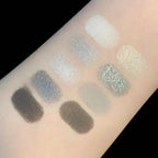 Smoky Makeup 9 Color Eyeshadow Palette – Blendable Smokey Eye Collection ✨