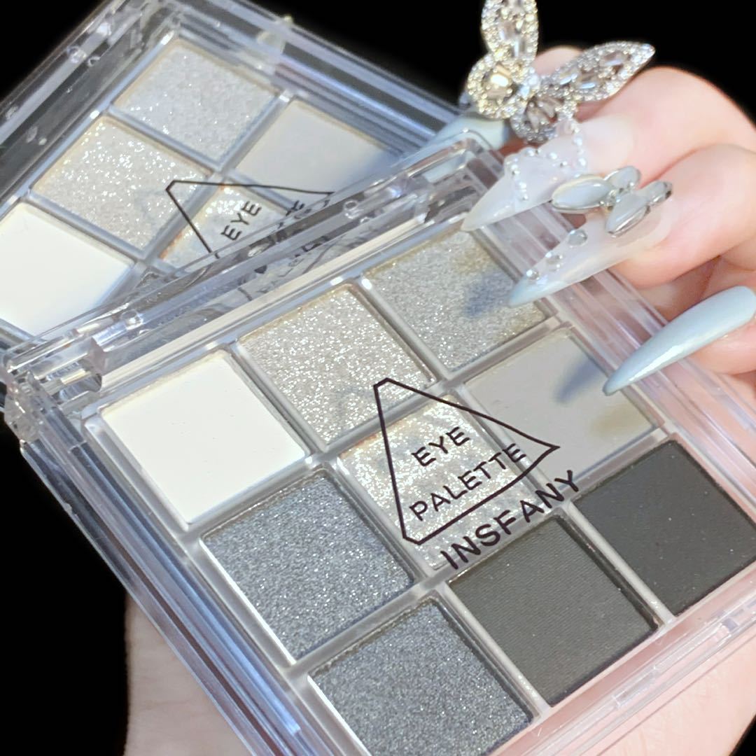 Smoky Makeup 9 Color Eyeshadow Palette – Blendable Smokey Eye Collection ✨