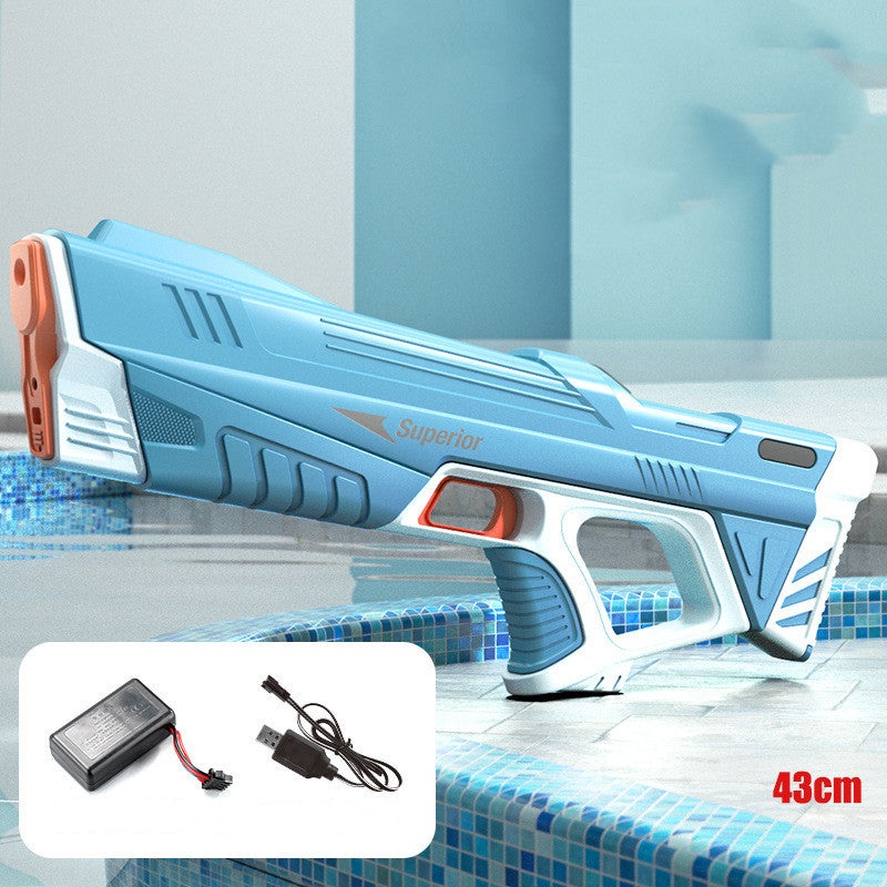 💦⚡ Full Automatic Electric Water Gun – High-Tech Induction Water-Absorbing Blaster for Summer Beach & Outdoor Water Fights
