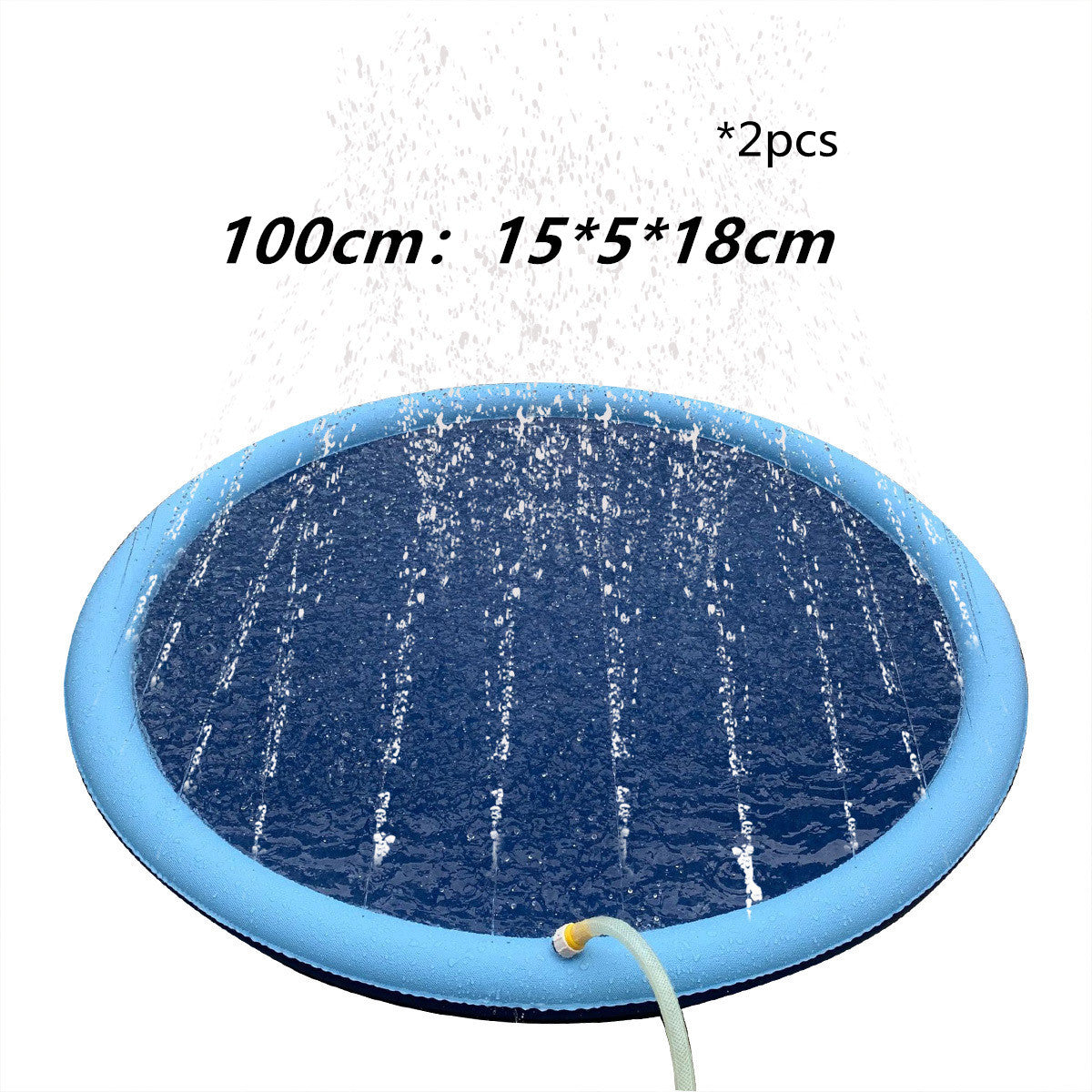 Kid Pet Simulation Sea Level Outdoor Inflatable Splash Mat Water Spray Game Pad Kids Educational Toys For Children Gift