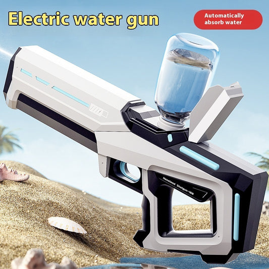 💦⚡ Automatic Water Feeding Pulse Electric Water Gun – High-Power Rechargeable Water Blaster Toy for Outdoor Fun