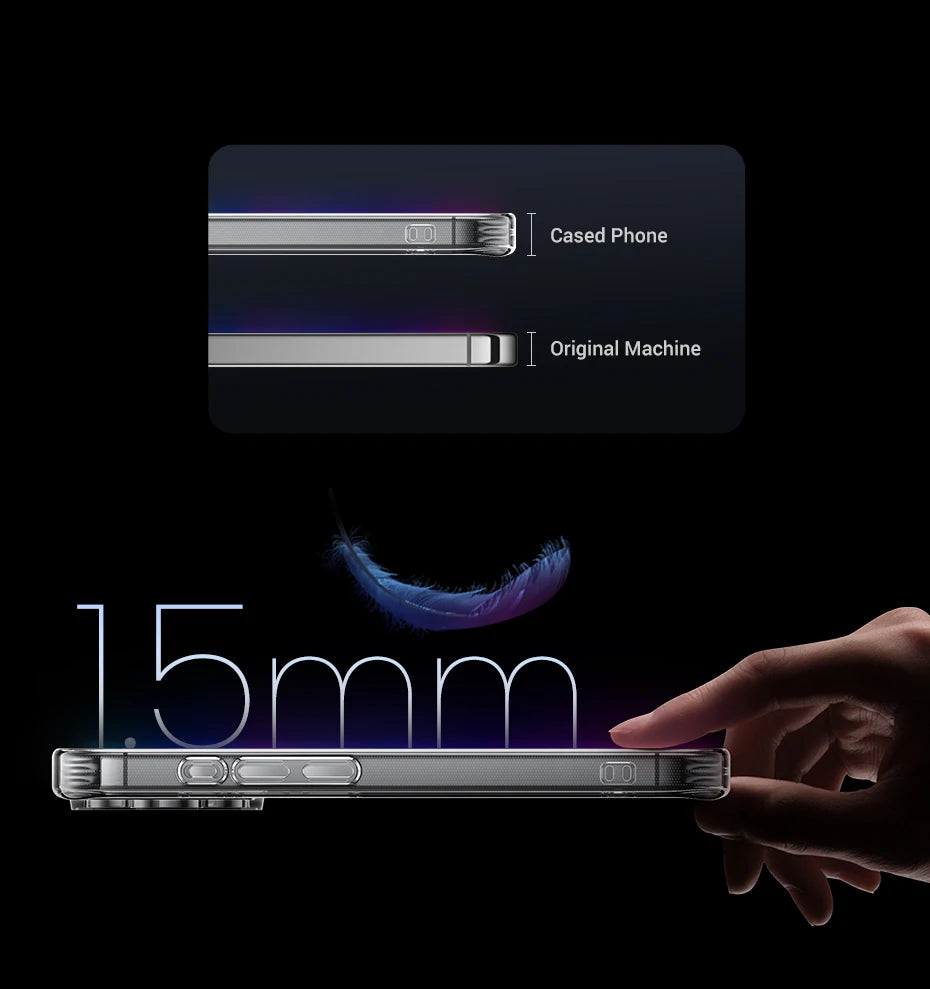 UGREEN Magnetic TPU Case for iPhone 17 / 16 / 15 / 14 / 13 Pro Max