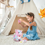
Interactive robotic cat toy designed for children's pretend play and entertainment
