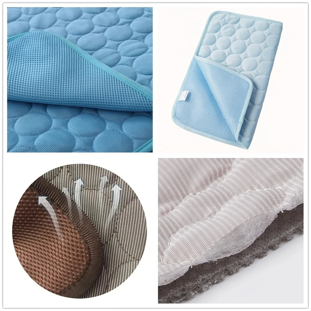 ❄️🐾 Dog Cooling Mat – Summer Pet Cold Bed Ice Pad