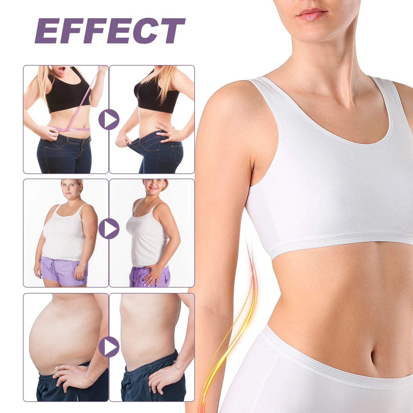 💜🔥 EELHOE Purple Leaves Weight Loss Cream – Slimming, Firming & Waist-Tightening Beauty Body Cream