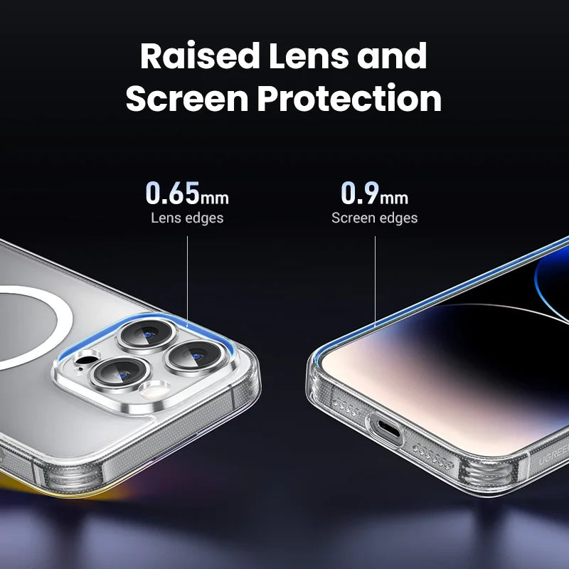 UGREEN Magnetic TPU Case for iPhone 17 / 16 / 15 / 14 / 13 Pro Max