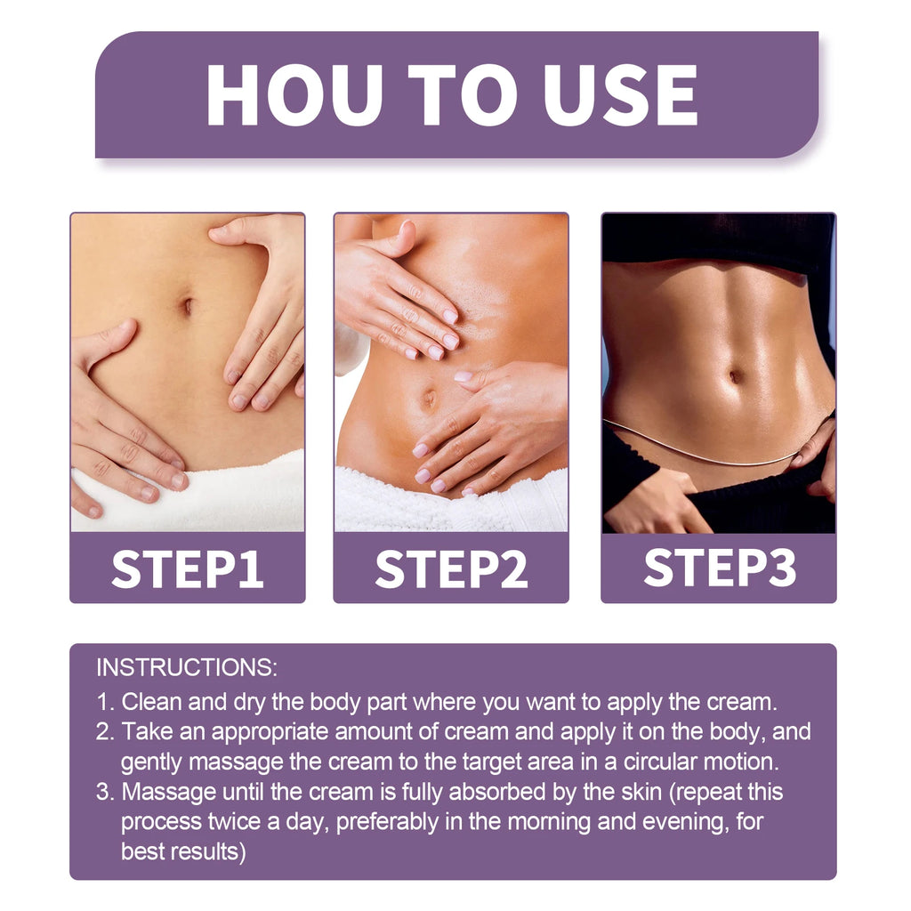 💜🔥 EELHOE Purple Leaves Weight Loss Cream – Slimming, Firming & Waist-Tightening Beauty Body Cream