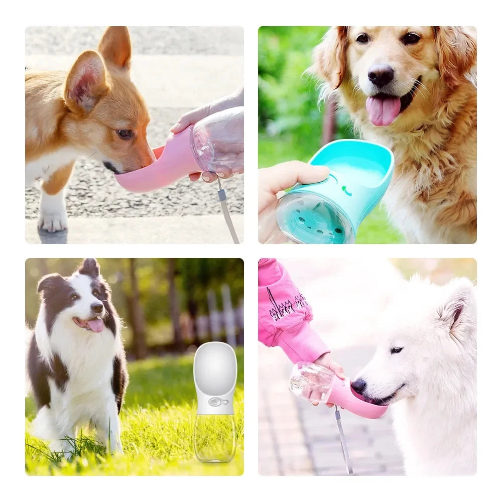 Pet Travel Water Bottle Universal For Cats Dog Food Dispenser Puppy Water Bottle Leak Proof Walking Cup For Outdoor Use Bowl