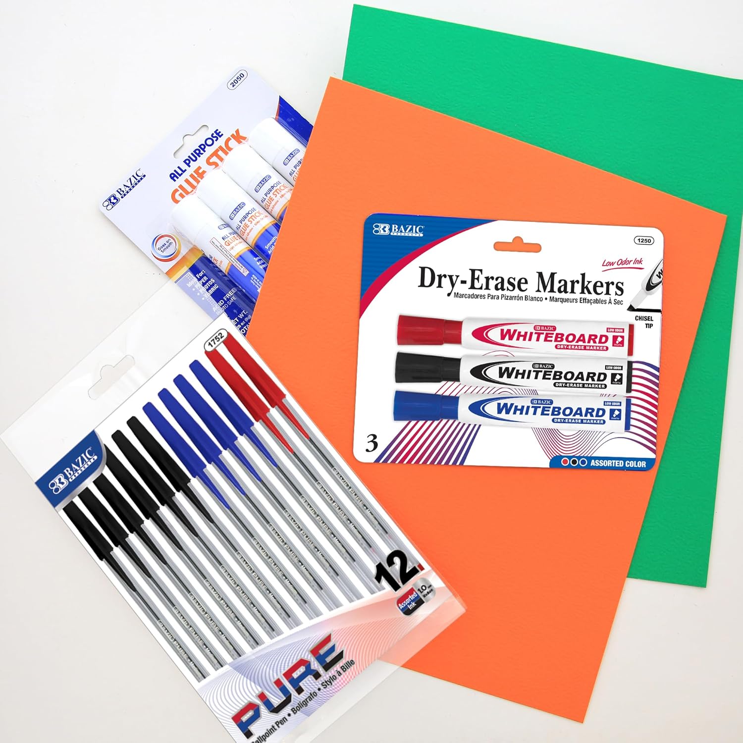 Primary School Supply Kit Box – 57 Count Back to School Essentials for Kindergarten to Grade 6 | Complete Student Classroom Supplies with Crayons, Markers, Notebook & Art Supplies