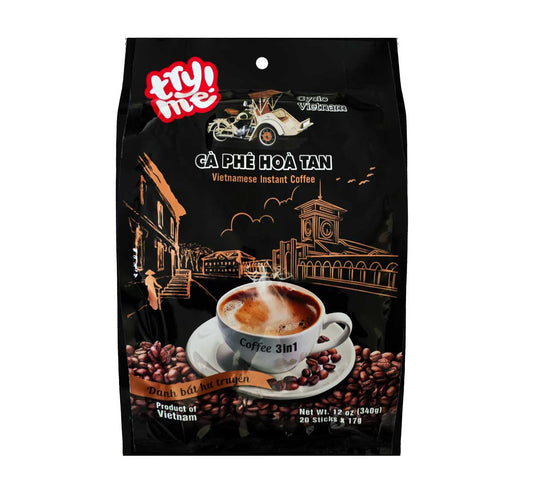 Cyclo Vietnam Authentic 3‑in‑1 Instant Coffee ☕ | CA PHE HOA TAN – 20 Sticks 12 oz