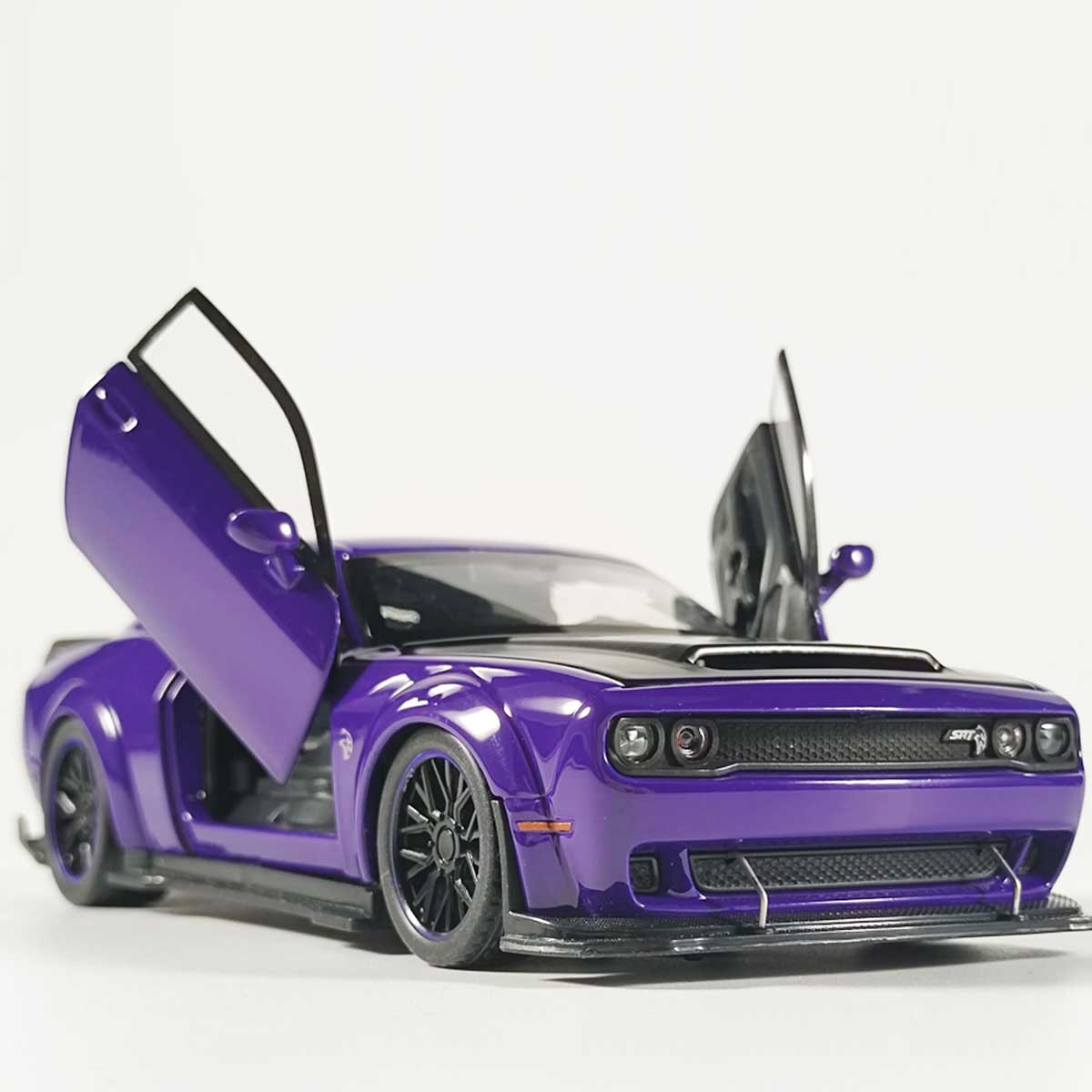 1:32 Dodge Challenger SRT Hellcat Redeye V8 Alloy Metal Diecast Model American Muscle Sports Car Collection For Hobby Decor