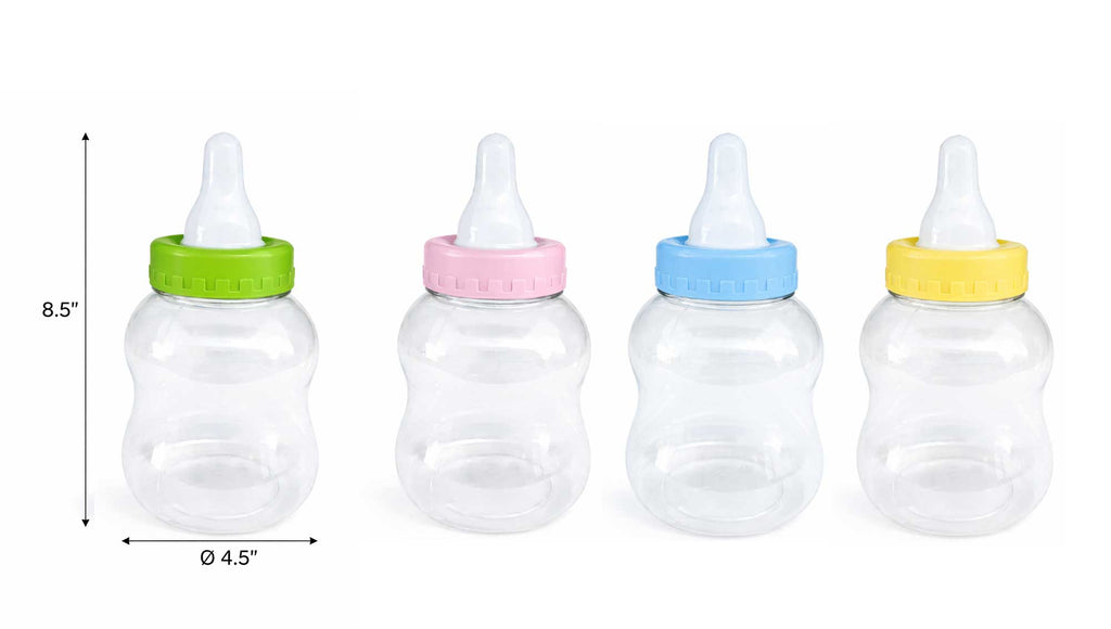 🍼 Cute Baby Bottle Money Jar Piggy Bank – 33.8 fl oz Clear PVC Storage Bottle | Beverage Jar, Party Decoration, Kids Coin Bank
