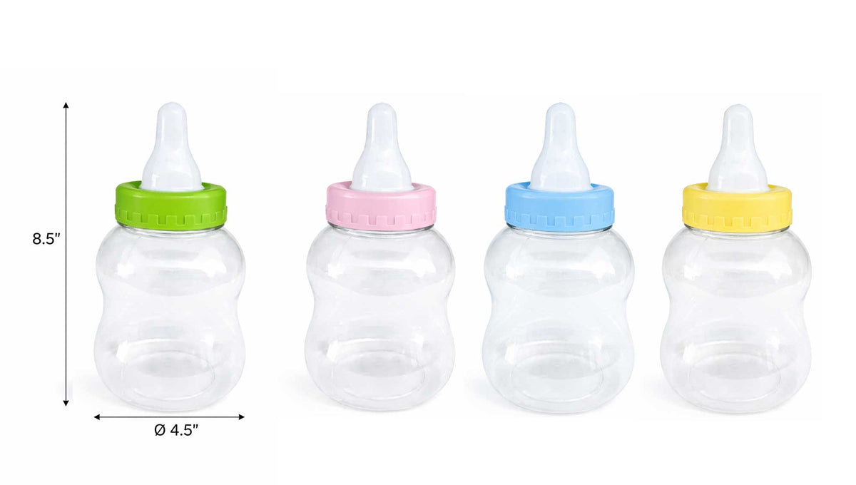 🍼 Cute Baby Bottle Money Jar Piggy Bank – 33.8 fl oz Clear PVC Storage Bottle | Beverage Jar, Party Decoration, Kids Coin Bank