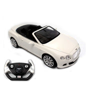 Toy Car Bentley Continental GT Convertible with Remote Control | 1:12 WHITE