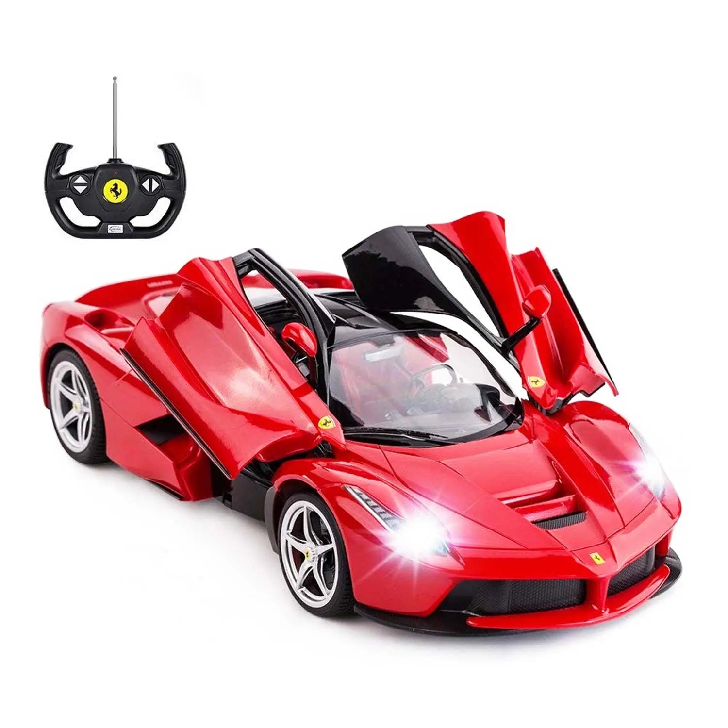 Toy Model Sport Car 1:14 Scale with RC Ferrari LaFerrari Radio Control DRIFT Car | Red G8Central