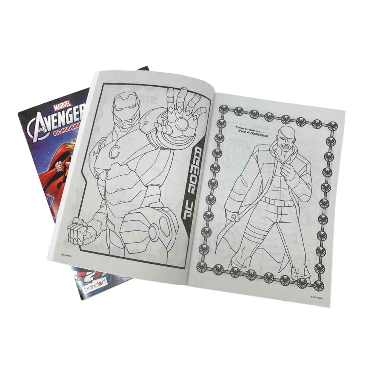 marvel avengers coloring book