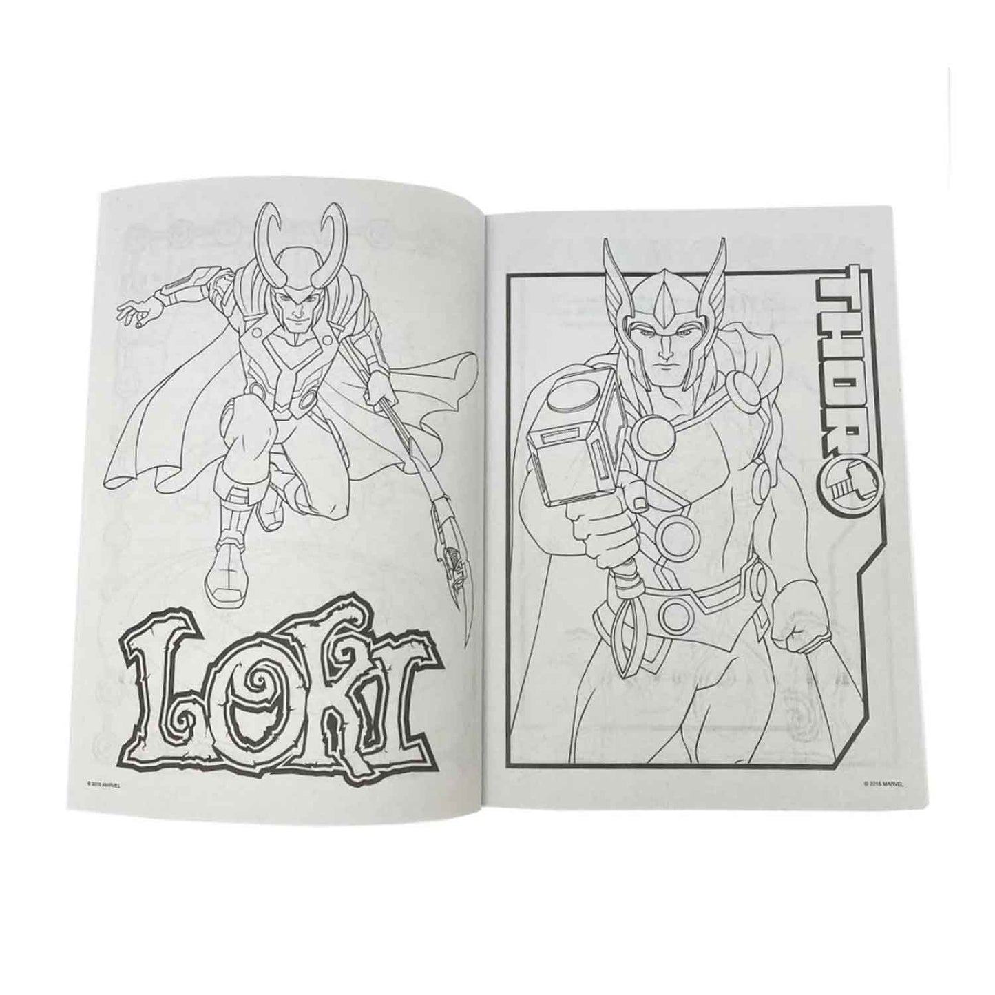 MARVEL AVENGERS Coloring Book 2 Asstd.