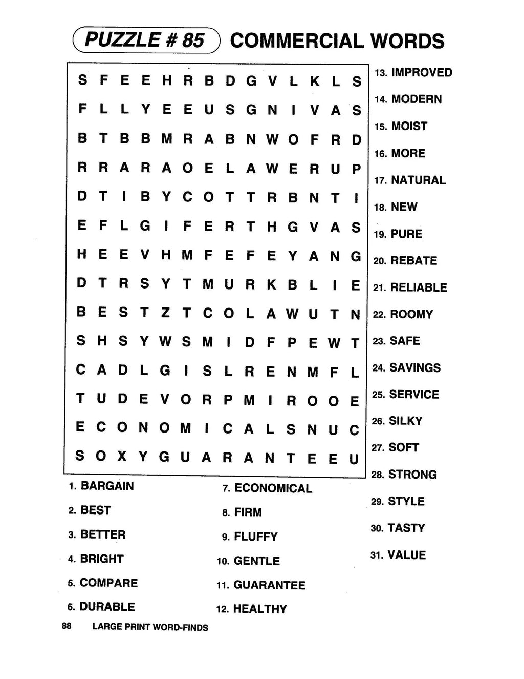 Puzzles Book | Jumbo Large Print Word Finds Paperback | 2-Titles G8Central