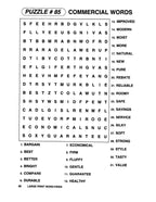 Puzzles Book | Jumbo Large Print Word Finds Paperback | 2-Titles G8Central