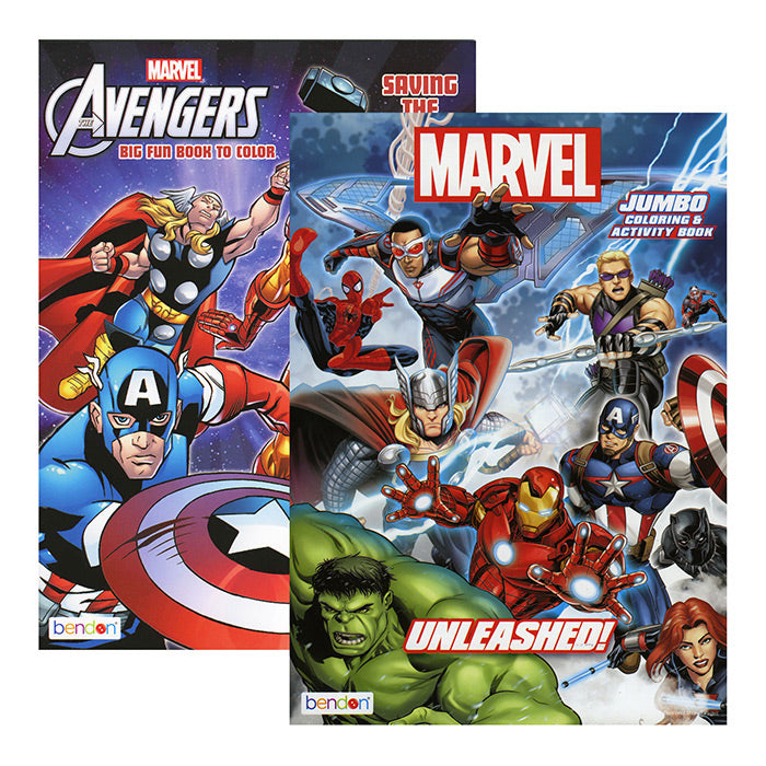 MARVEL AVENGERS Coloring Book 2 Asstd.