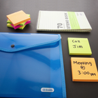 Sticky Notes 3x3 Neon Assorted Colors, (160 Sheets/Pack)