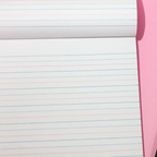 Manuscript Writing Pad Handwriting Workbook  50 Sheets, 10.5" x 8"