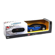 Toy Model Car 1/24 Scale Bugatti Chiron with Remote Control | BLUE