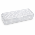 Plastic Pencil Case 8" Clear Storage Box – Translucent Organizer for School Supplies, Art Tools, Makeup & Craft Accessories G8Central.com