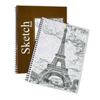 Sketch Book Premium 30 Ct. | SIDE Bound Spiral | 8.5 x 11 Inches G8Central