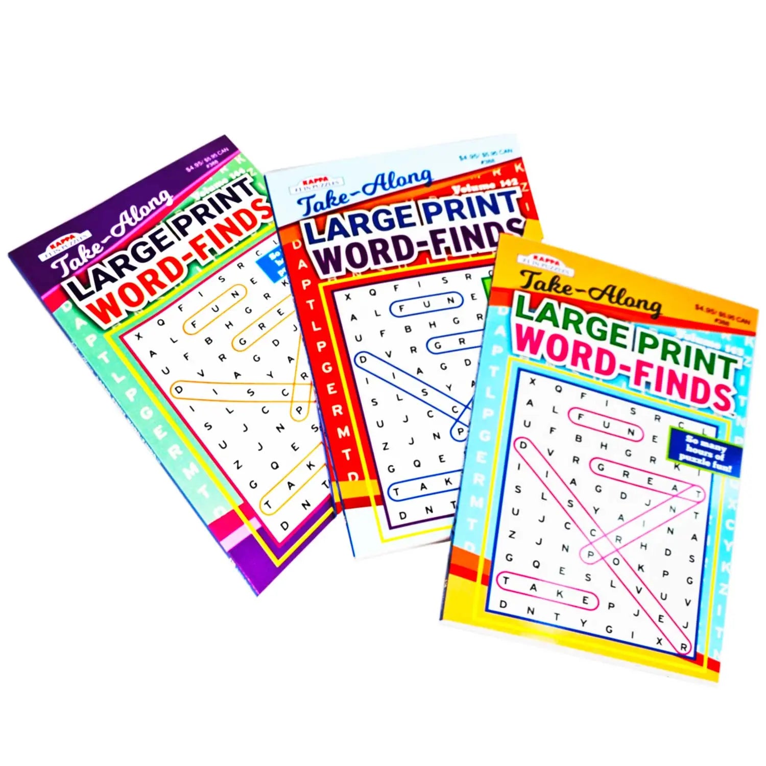KAPPA Take-Along Large Print Word Finds Puzzle Book – Digest Size Travel Word Search for Adults & Seniors 🧩📖 G8Central