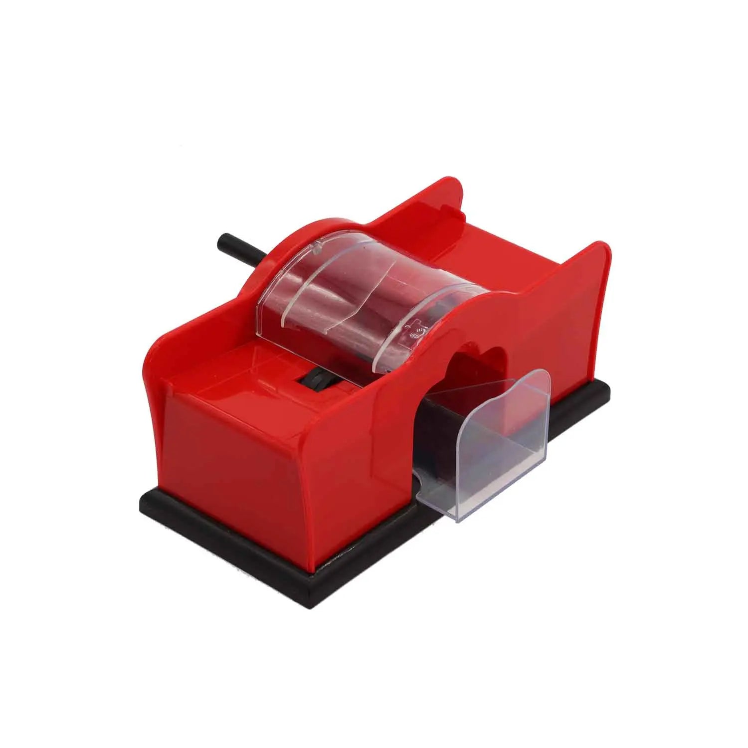 Card Shuffler for Poker Deck, Playing Cards, Manual, Bridge and Poker, Casino Style, 1-2 Deck | Red G8Central