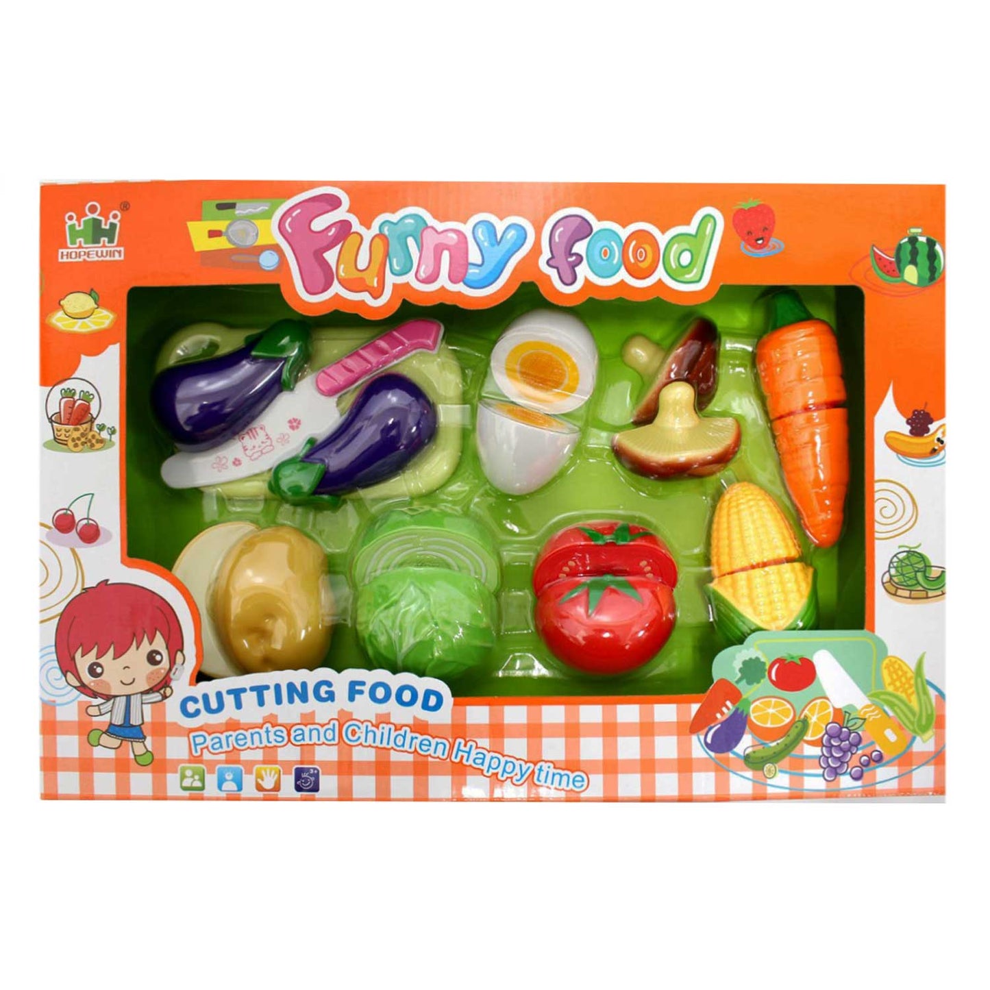 Toy Kitchens & Play Food Fun Cutting Vegetables Food Set