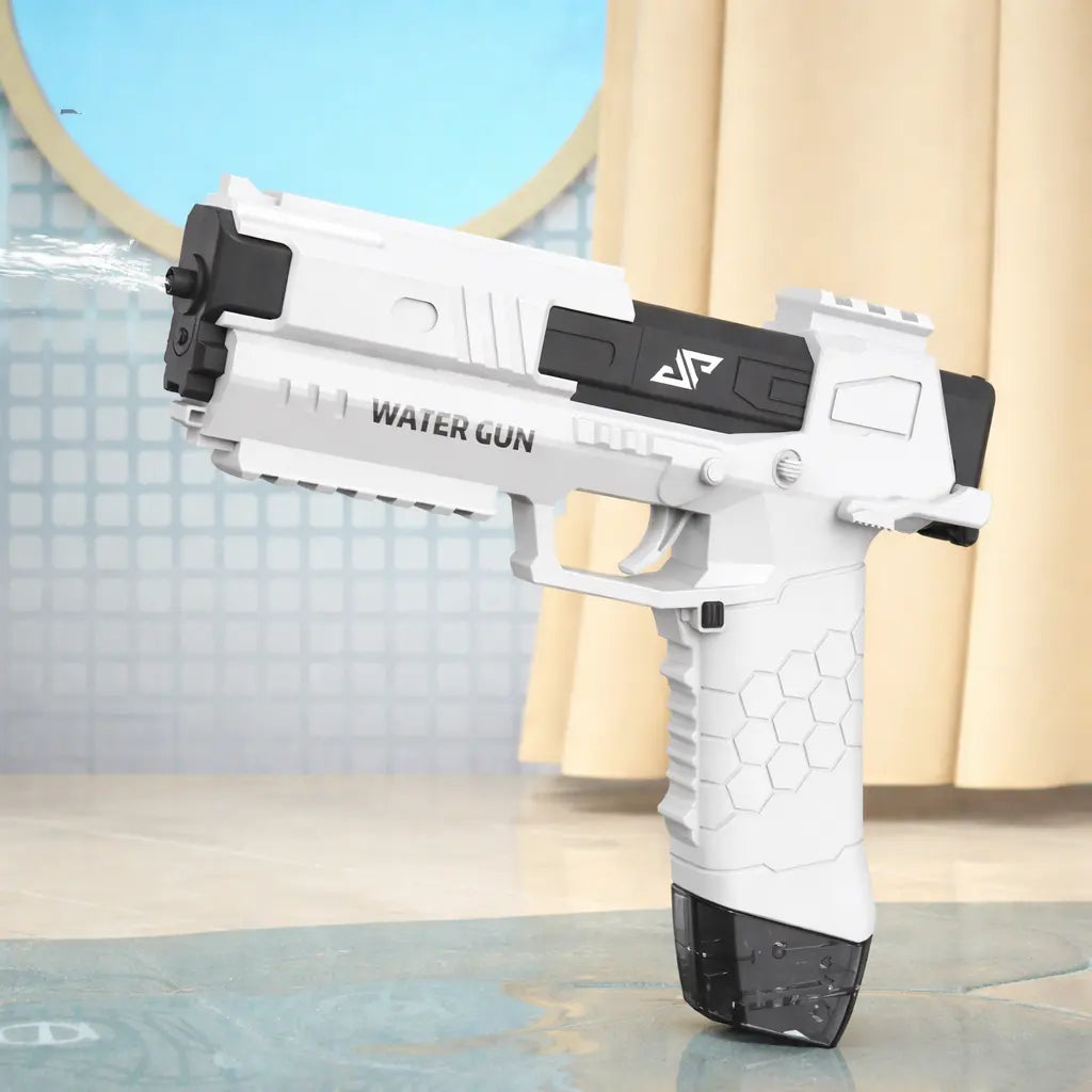 Electric Automatic Water Blaster Toy for Kids – Rechargeable Pool & Beach Summer Splash Toy (Blue & Pink) G8Central.com