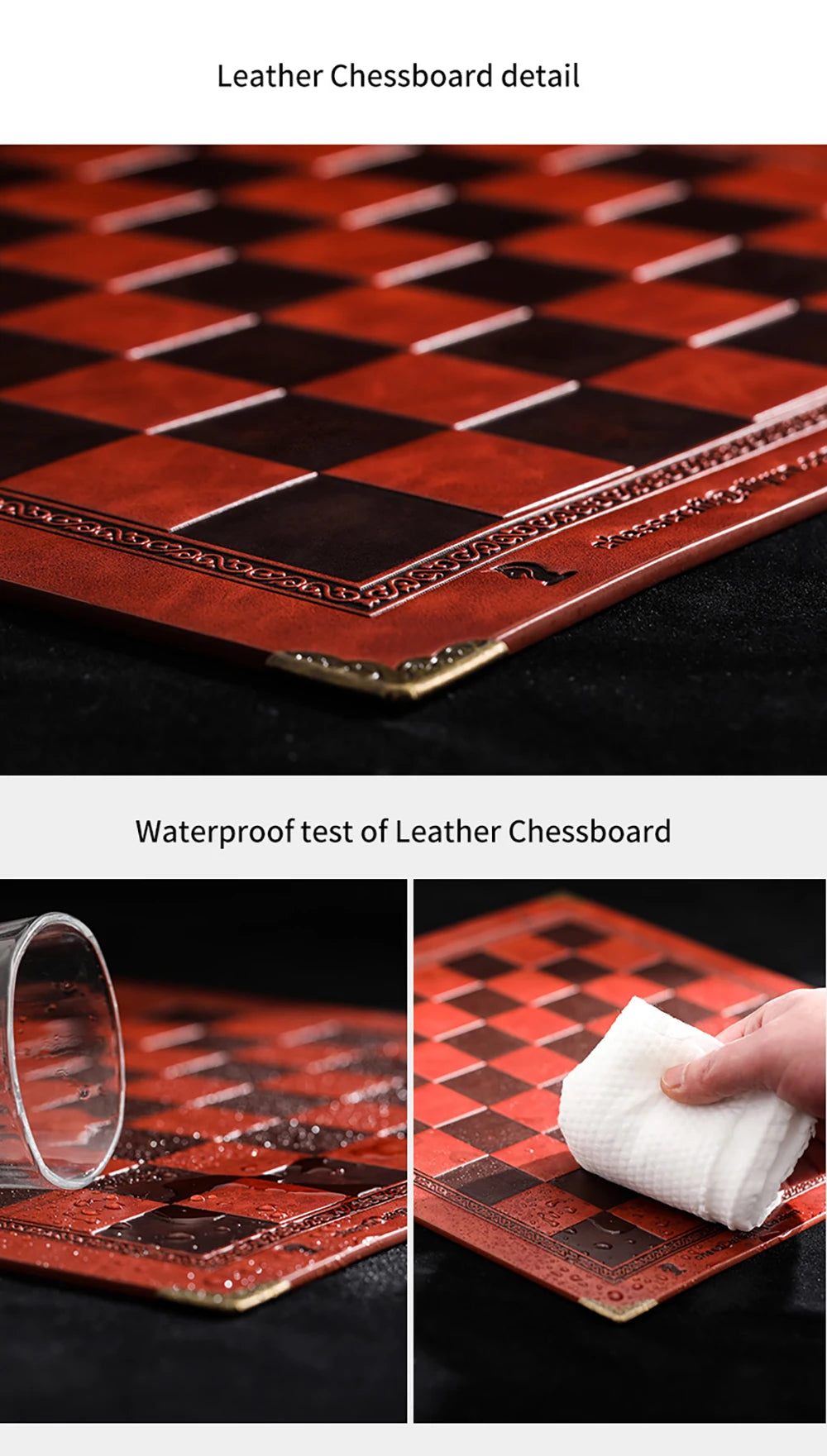 Role Theme Historical Chess Set ♟️ | Hand‑Painted Resin Pieces & Embossed Leather Board 🪄 | 32‑Piece Collector’s Gift Set 🎁 | Premium Strategy Game for Home & Display