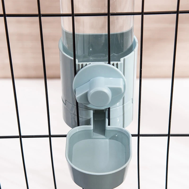 🐾🥣 Automatic Cage Hanging Pet Feeder & Water Dispenser