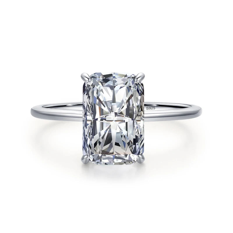💎✨ Ailmay Luxury Clear CZ Ring – Solid 925 Sterling Silver